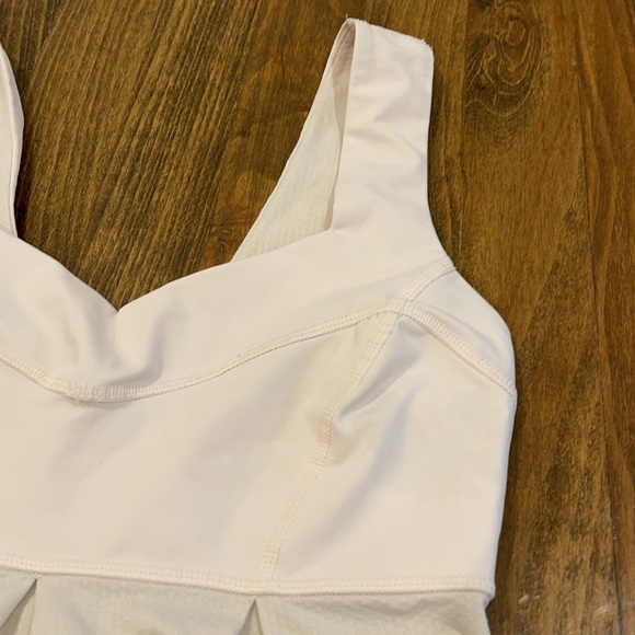 LULULEMON RUN TAME ME TANK PARFAIT PINK LIGHT BABY DRAWSTRING SLEEVELESS top - Picture 10 of 15